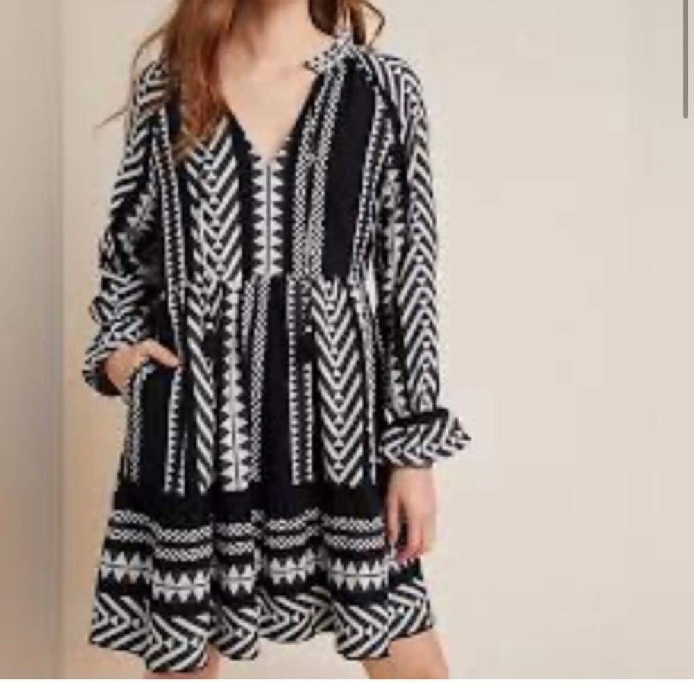 Anthropology Maeve  tunic dress, like new condition size large